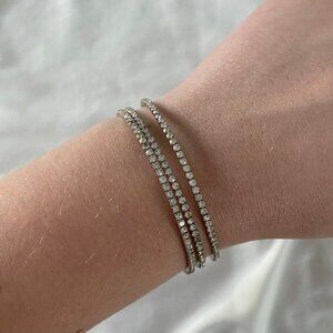 3 Silver Bracelets
